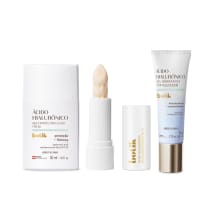 Combo Botik Ácido Hialurônico: Gel Hidratante Facial 50g + Multiprotetor Facial 30ml + Balm Labial 3,2g
