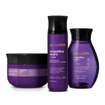 Combo Nativa SPA Orquídea Noire: Óleo Corporal 200ml + Creme de Massagem 200g + Body Splash 200ml
