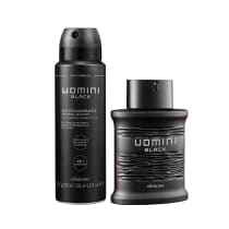 Combo Uomini Black: Desodorante Colônia, 100Ml + Desodorante Anti Transpirante, 75G