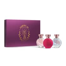 Kit Presente Dia dos Pais Floratta Flowers Perfumaria: Flores Secretas 30ml + Blue 30ml + Rose 30ml