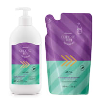 Combo Cuide-se Bem Ativa: Loção Corporal 400ml + Refil 400ml