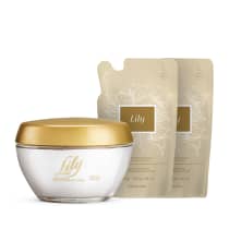 Combo o Boticário Lily: Creme 250g + 2 Refis (3 itens)