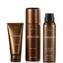 Kit Impression Gel Pós Barba + Desodorante Antitranspirante + Espuma Barbear