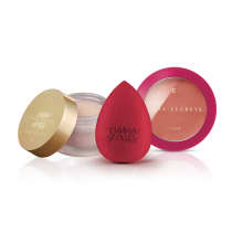 Kit Eudora Niina Secrets Blush & Go Pêssego + Esponja + Primer (3 Produtos)