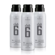 Combo Eudora: Club 6 Desodorante Antitranspirante Aerossol
