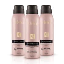 Combo Eudora: Desodorante Antitranspirante Aerossol Velvet Cristal