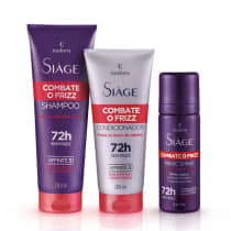 Combo Siàge Combate o Frizz: Shampoo 250ml + Condicionador 200ml + Magic Spray 50ml