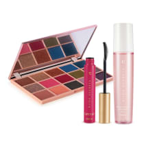 Combo Niina Secrets: Palette de Sombras Crystal + Máscara para Cílios Super Up + Bruma Nutri Fresh