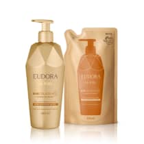 Combo La Piel Âmbar Dourado: Hidratante Desodorante Corporal 400ml + Refil Hidratante Desodorante Corporal 350ml