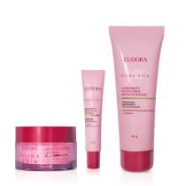 Combo Niina Skin: Matificante Antioleosidade 40g + Redutor de Olheiras 15g + Máscara Labial Noturna 9g