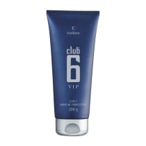 Shower Gel 2 em 1 Cabelo e Corpo Club 6 Vip 200g