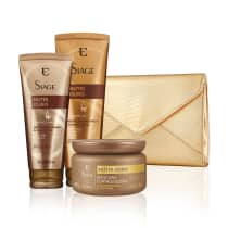 Kit Siàge Nutri Ouro Shampoo + Condicionador + Máscara + Clutch Luxo