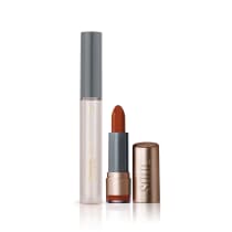 Kit Batom Kiss Me Matte Magma Obsessão + Gloss Incolor