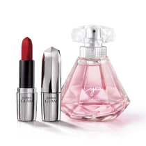 Conjunto Lyra Eudora Feminino - Deo Colônia 75ml + Batom Vermelho 3,5g