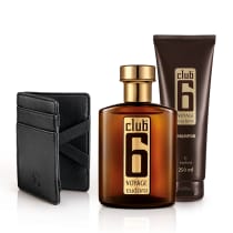 Kit Club 6 Voyage Colônia Desodorante + Shampoo + Carteira