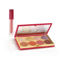 Kit Niina Secrets Paleta + Batom Skinny Matte Rose Gardênia