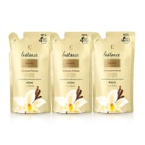 Kit Refil Instance Loção Hidratante Desodorante Corporal Baunilha 3 Unidades