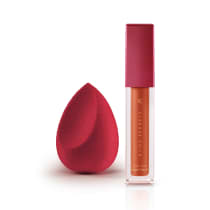 Kit Niina Secrets Batom Skinny Matte Âmbar Tulipa + Esponja