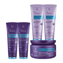 Combo Eudora Siàge Cachos: Shampoo + Condicionador + Máscara