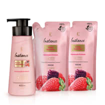 Combo Eudora Instance Frutas Vermelhas: loção + Refil 2 uni