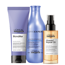 Kit L'Oréal Professionnel Serie Expert Blondifier Absolut Repair Trio (3 Produtos)