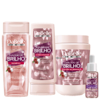 Kit DaBelle Hair Intense Explosão de Brilho Básico 800G Fortificante - (4 produtos)