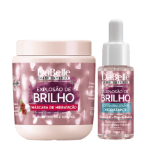 Kit DaBelle Hair Intense Explosão de Brilho Tratamento Hidratante 400G - (2 produtos)