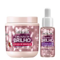 Kit DaBelle Hair Intense Explosão de Brilho Tratamento Fortificante 400G - (2 produtos)