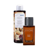 Korres Blue Sage Desodorante Colônia Spray – Fragrância Masculina - 50ml (Grátis Óleo de Banho)