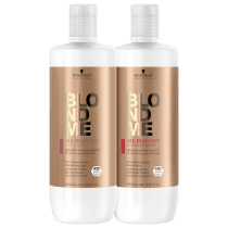 Kit Schwarzkopf Professional BlondMe Suave + Enriquecido Salon Duo (2 Produtos)
