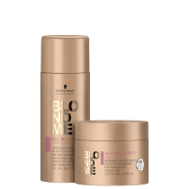 Kit Schwarzkopf Professional BlondMe All Blondes Light Mini (2 Produtos)