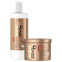 Kit Schwarzkopf Professional BlondMe Enriquecido para Todos os Loiros Profissional Duo (2 Produtos)