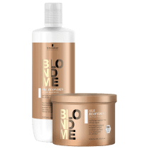 Kit Schwarzkopf Professional BlondMe Purificante para Todos os Loiros Profissional Duo (2 Produtos)