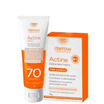 Kit Darrow Actine Pele Clara (2 Produtos)