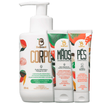 Kit BeBrasil Trio Hidratantes (3 Produtos)