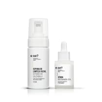 Kit controle - Espuma de Limpeza Facial 100ml + Sérum niacinamida 10% 30ml - E se? Cosméticos
