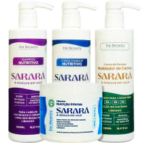 For Beauty Sarará - Kit Nutritivo Modelador de Cachos 3A 3B 3C Completo (4 Produtos)