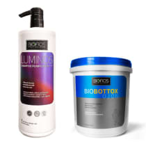 Kit Shampoo Antiresíduos Luminos 1l + Botox BioBottox Ojon 1kg (2 Produtos)