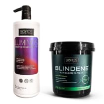 Kit Shampoo Antiresíduos Luminos 1l + Progressiva Blindene 1kg (2 Produtos)
