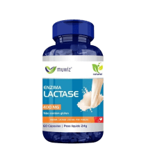 Muwiz Enzima Lactase 400mg - Suplemento Alimentar (60 Cápsulas)