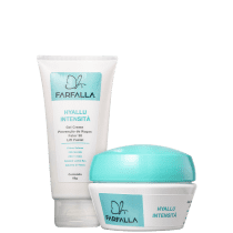 Kit Farfalla Cosméticos Protetor Solar e Creme Noturno Lift Facial Anti-Idade Ácido Hialurônico e Vitamina C (2 produtos)