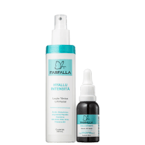 Kit Farfalla Cosméticos Loção Tônica e Sérum Lift Facial Anti-Idade Ácido Hialurônico e Argireline Peptide (2 Produtos)