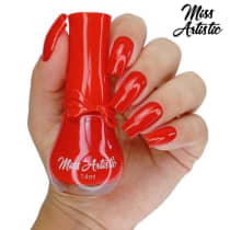 Imagem do produto MISS ARTISTIC - Esmalte Cremoso Coleção Vermelhos - Lacinho - B312 - 14ml