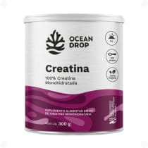 Suplemento Alimentar em Pó Ocean Drop Creatina Monohidratada, 300g.