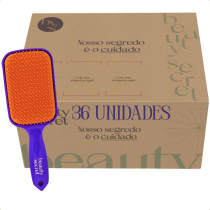Imagem do produto Kit Escova Beauty Secret Raquete Laranja 36 Unidades Atacado