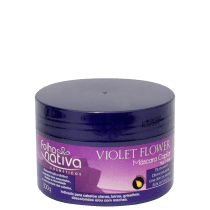 Máscara Desamarelador Capilar Violet Flower 300gr Folha Nativa