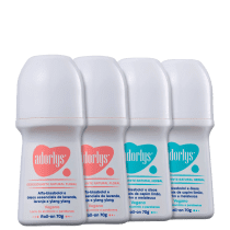 Kit Adorlys Natural Floral - Desodorante Roll-on 4x70g