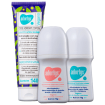 Kit Adorlys Natural e Vegano (3 Produtos)