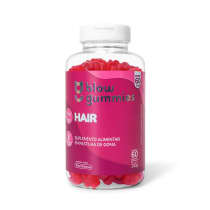 Blow Gummies Hair Framboesa - Suplemento Alimentar (60 Cápsulas)