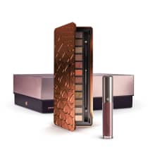 Kit Paleta de Sombras Adoro Bronzes + Batom Líquido Supermate Cappuccinoli + Caixa Cubo G